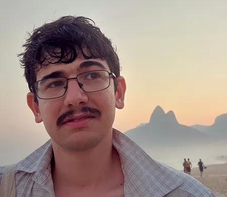 A photo of Thiago in the Ipanema beach